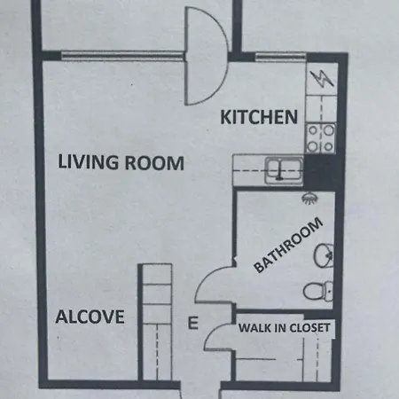 Cozy Studio In Town Apartamento